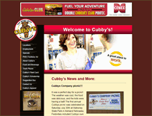 Tablet Screenshot of cubbys.com